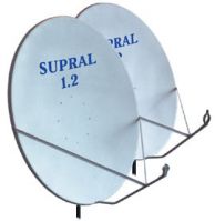 Офсетная спутниковая антенна SUPRAL СТВ-1.2-1.1 1.6 Al АУМ - вид 1 миниатюра