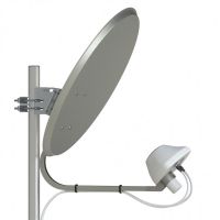 Широкополосный облучатель спутниковой тарелки UMO-3F MIMO 2x2 4G/3G-1700/2700 - вид 3 миниатюра